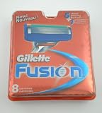 Gillette Fusion- Replacement Cartridges, 8 Cartridges