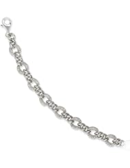 Sterling Silver Cubic Zirconia Link Bracelet by Cheryl M
