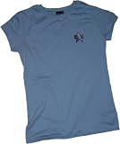 Star Trek: Deep Space Nine Science Blue Uniform Crop Sleeve Fitted Juniors T-Shirt