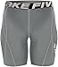 JustOneStyle New Take Five Base Layer Mens Compression Skin Tights 033 Gray Sports Shorts
