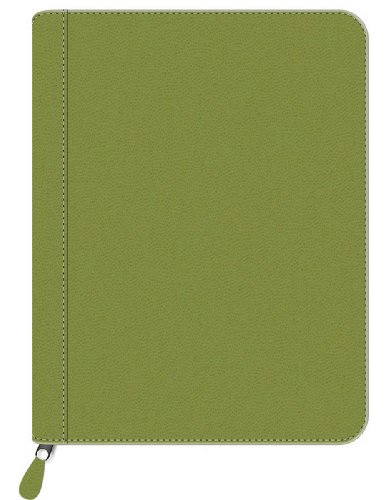 Pierre Belvedere Executive A4/Letter-Size Zip Portfolio, Refillable, Wasabi (678380)