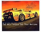 Dale Earnhardt Autographed Racing 8x10 Photo - Autographed NASCAR Photos