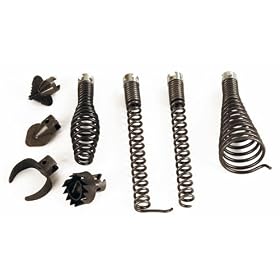 Buy 5 8 Pipe Drain Cleaning Cleaner Cutter Kit for RIDGID &reg; C-7 C-8 C-9 K50 by Steel Dragon Tools now!