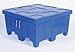 Myton - MTG-1BLUE - Stackable High-Capcity Bulk Container - Standard Duty - 18 Ft3 Blue, EA