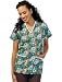 Tafford Garden of Eden 2 Pocket with Binding Scrub Top