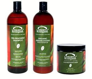 KERATIN TREATMENT SET - ORGANIC - FORMALDEHYDE FREE - 160z