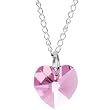 Austrian Crystal Heart June Birthstone Necklace MADE WITH SWAROVSKI ELEMENTS