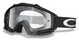 Oakley Proven OTG MX Matte Black Goggles with Clear Lens
