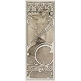 Nymph in front of a Daffodil frieze, by Alphonse Mucha (Print On Demand)