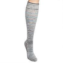 Sockwell Womens Circulator Travel Compression Therapy Socks (Light Grey, S/M)
