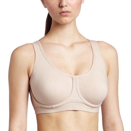 Lily Of France Womens Sport In Action Sport Bra, Barely Beige, 36C