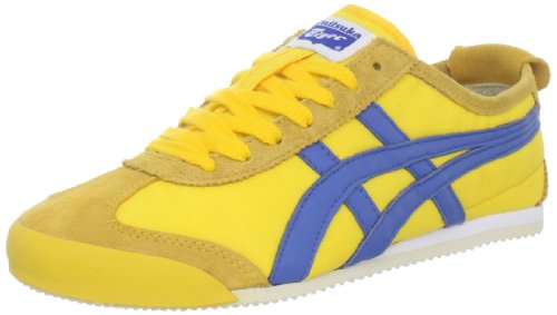 Onitsuka Tiger Mexico 66 Vin Fashion Sneaker,Yellow/Blue,12 M US Women's/10.5 M US Men's