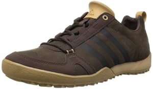 adidas Performance DAROGA TWO 11 LEA - Zapatos de senderismo de cuero hombre, color marrón, talla 43 1/3