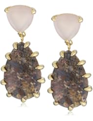 Isharya Rose Jasper Claw New Libra Drop Earrings