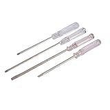 uxcell　フィリップス　スロッテド　スクリュードライバー　プラスチック　ハンドル　両頭　リペア　ツール　4個入り