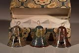 Bonsai Boy's Hand Painted Cloisonne Bells - Set of 3