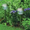 Gardman L6002 Orbis Stainless Steel Solar Light, Four Pack