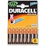 Duracell Plus Battery Alkaline AAA Size 1.5V Ref 7035017 [Pack 8]