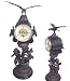 Antique artistic eagle and baby fairy marble mantle clock [2042]