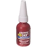 Loctite 1329837 243 Blue Medium Strength Threadlockers, 0.34 oz., 10 mL, 3/4" Thread