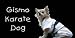 AIRBRUSHED LICENSE PLATES - KARATE DOG - #656