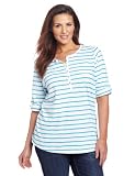 Jones New York Womens Plus Size Roll Elbow Sleeve Henley With Tail 41nObLYm oL. SL160 Jones New York Womens Plus Size Roll Elbow Sleeve Henley With Tail