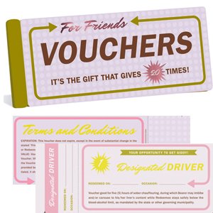 External hard drive:Vouchers for Friends by Knock Knock