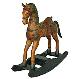 EXP Antique Style Wooden Wild West Decorative Rocking Horse 30"