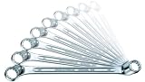 Stahlwille 20/12 Deep-Offset Double Ended Ring Spanner Set, 12-Piece Metric Box Wrench Set by Stahlw