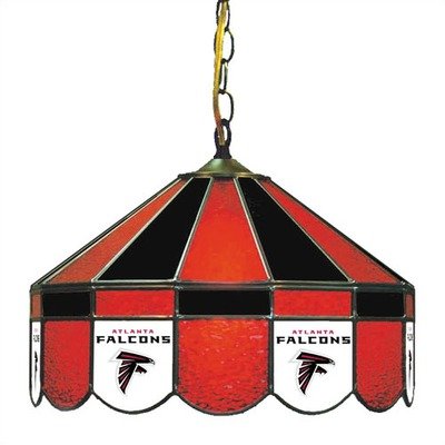 Atlanta Falcons Stained Glass Pub Light Style: Swag