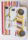 アウトレット品　Paul Smith ハードケース　【9】車イラスト（白）（iPhone4&4S専用ケース） イラスト