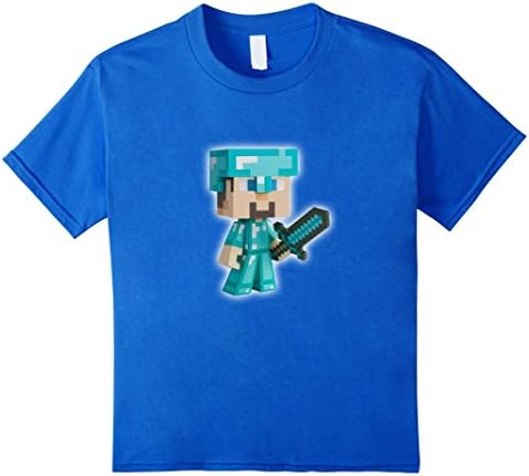 Kids Youtuber Diamond Edition T-Shirt 8 Royal Blue