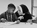 Sister Jacqueline Grennan, Executive Vice President of Webster College Photographic P...