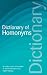 Dictionary of Homonyms (Wordsworth Reference) (Wordsworth Reference)