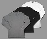 Sean John - Sean John "Thermal Crew" Mens Thermal Long Sleeve Shirt, Available in Ash, White or Black