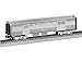 Lionel 684724 Santa Fe Add-On Baggage Car, O Gauge, Silver, Gray, Black