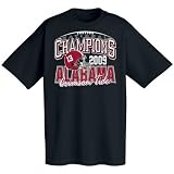 Alabama Crimson Tide 2009 BCS National Champions Black Laced Up Tee