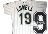 Mike Lowell Autographed/Hand Signed Florida Marlins Jersey