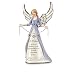 A Mother's Heart Birthstone Charm Angel Figurine: Personalized Gift for Mom by The Bradford Editions
