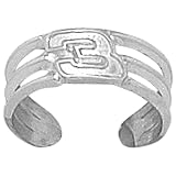 LogoArt Dale Earnhard Sterling Silver Number Toe Ring