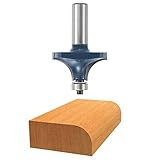 Bosch 85596M 1-3/4-Inch Diameter 15/16-Inch Cut Carbide Tipped Roundover Router Bit 1/2-Inch Shank [