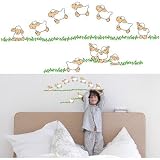 (9x13) Jumping Sheep 20 Wall Stickers