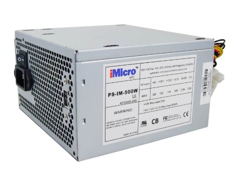 iMicro IM500W 500W ATX Metal CE Power Supply