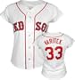 Jason Varitek Majestic Replica Boston Red Sox Women's Jersey