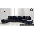 XXL Couch aus echtem Leder - Ecksofa, originalverpackte Neuware - Model COPENHAGEN