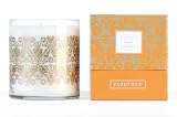 Paddywax Luxe 20-Ounce Poured Glass Candle, Amber