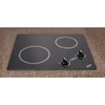 Kenyon B41603 Arctic Series 2-burner Cooktop, black with analog control- 6 .50 & 8 inch 120V UL