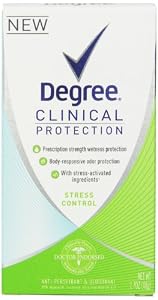 Degree Clinical Protection Anti-Perspirant Deodorant for Women, Stress Control, 1.7 Ounce