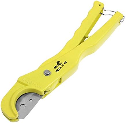 Hold Tools Spring Loaded PVC Tubing Hose Pipe Cutting Plier Tool Yellow