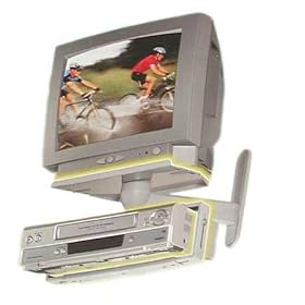 AVF Vector TV Wall Mount with DVD VCR Shelf Under
